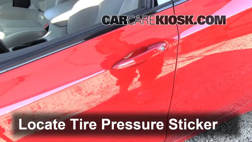 2013 Dodge Dart SXT 2.0L 4 Cyl. Tires & Wheels Check Tire Pressure